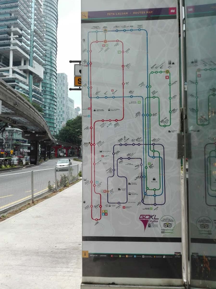 GO KL City Bus stops