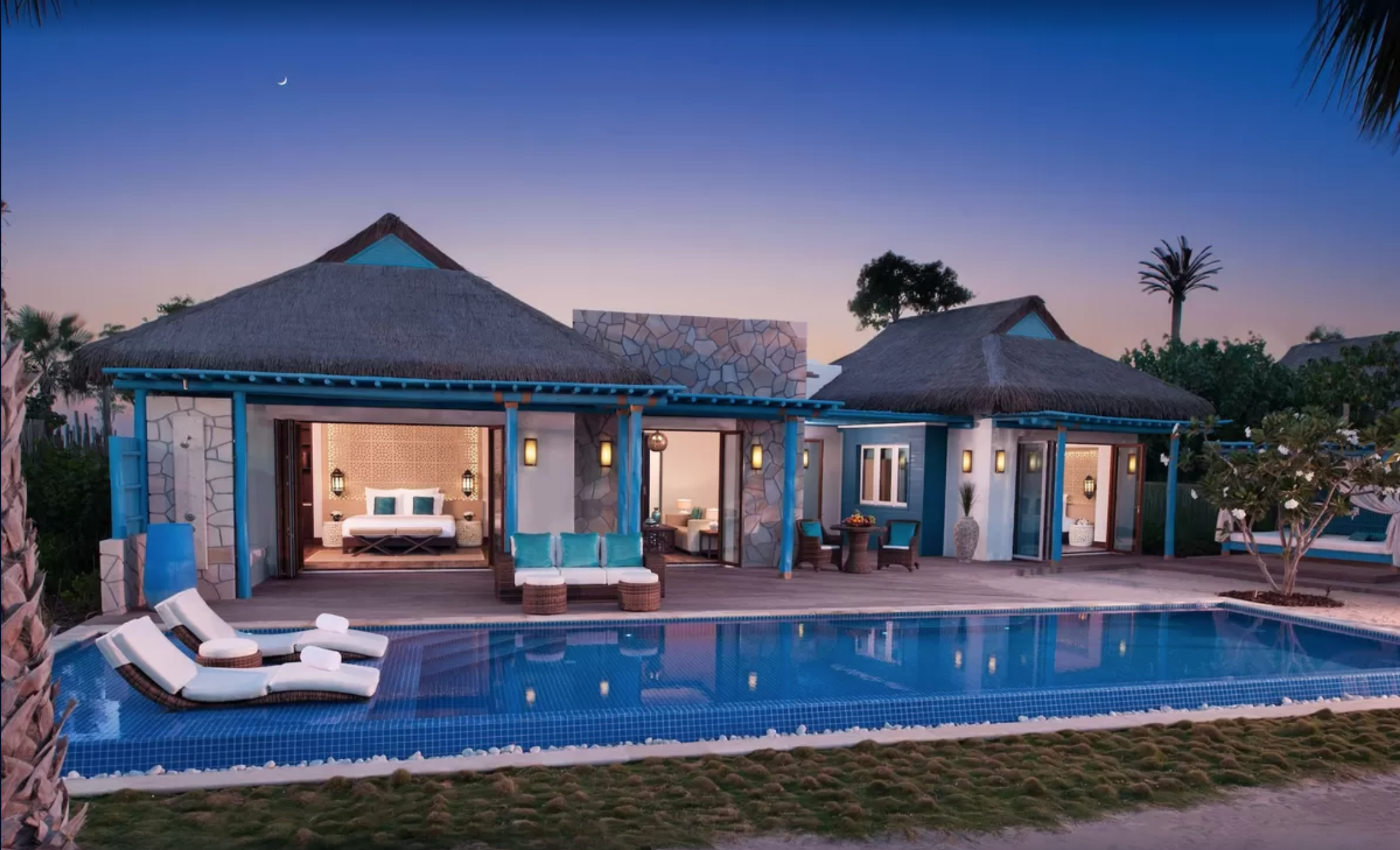 a 3-bedroom villa with private swimming pool at Banana Island Resort Doha