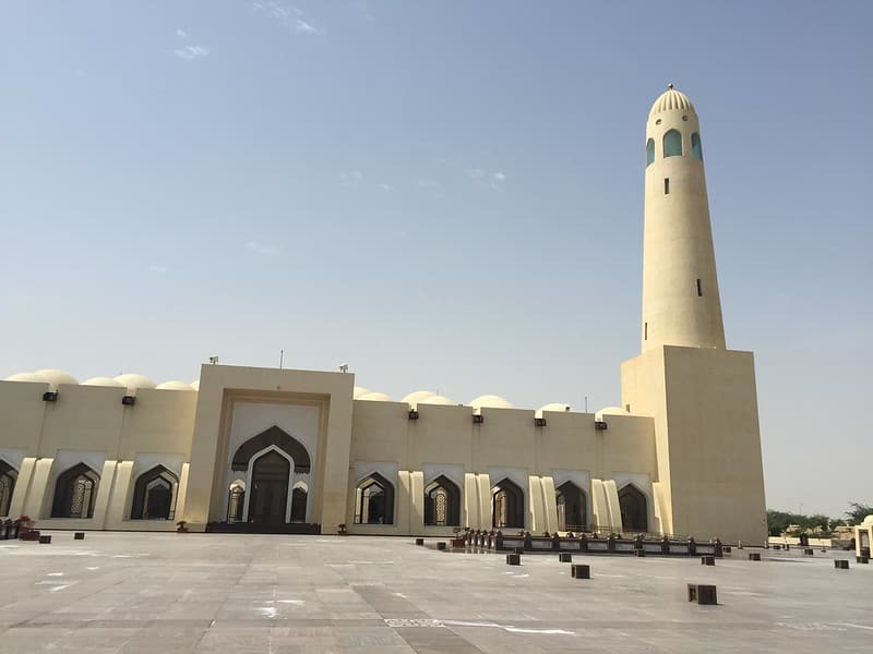 stand grand imam abdul wahhab mosque doha