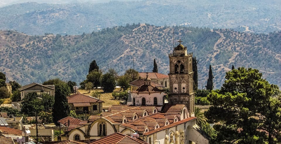 cyprus-troodos-painted-church-outside