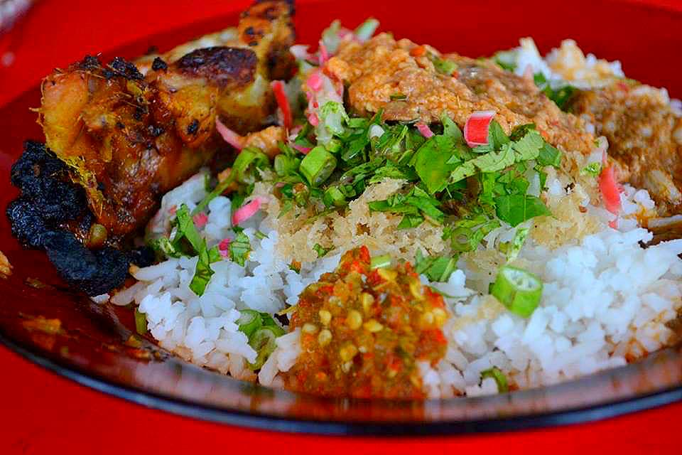 Kampung Dendang Nasi Kerabu Special Ayam Kampung
