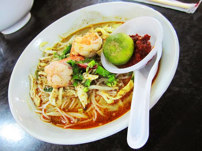 Sarawak laksa, Peach Garden