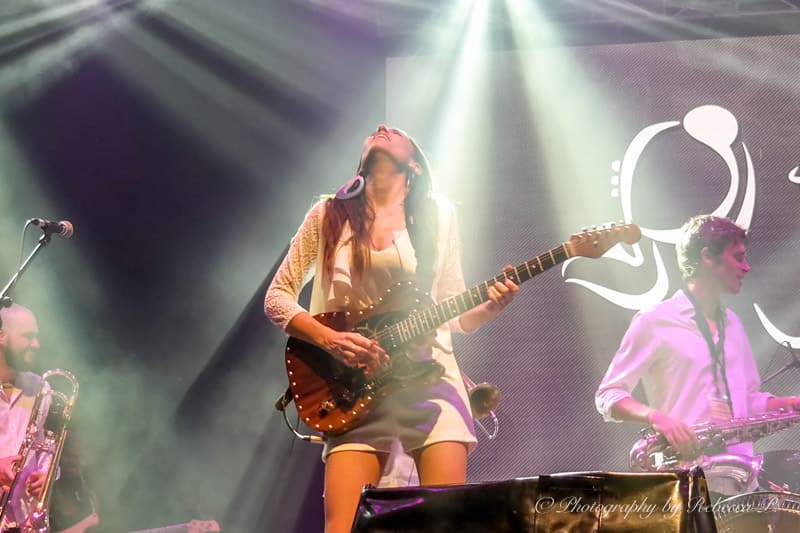 Guitarist of Manou Gallo at Borneo Jazz Fest 2016