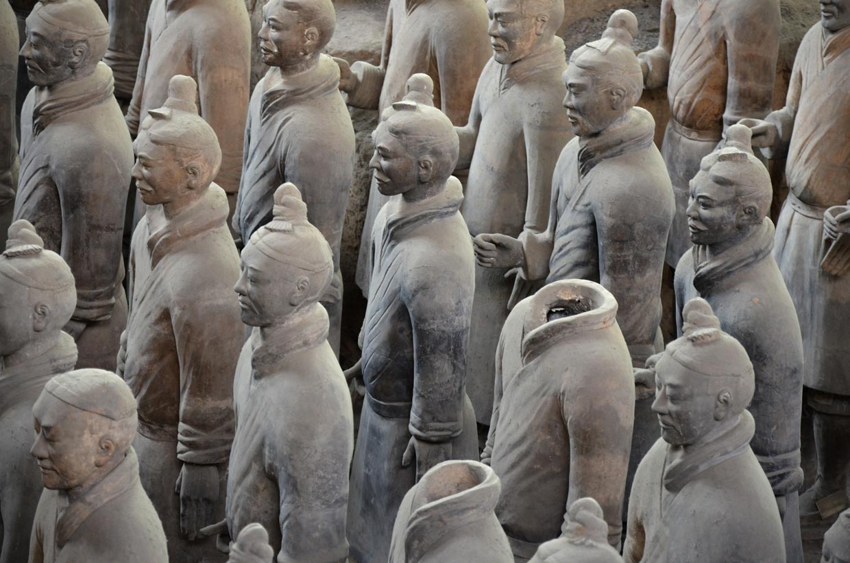 Emperor Mausoleum Xi'an Terracotta Army China Qin