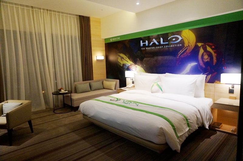 Xbox gamers theme hotel room, Cozzi Hotel