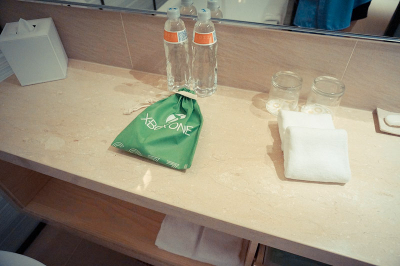 Xbox kids toiletries, Cozzi hotel