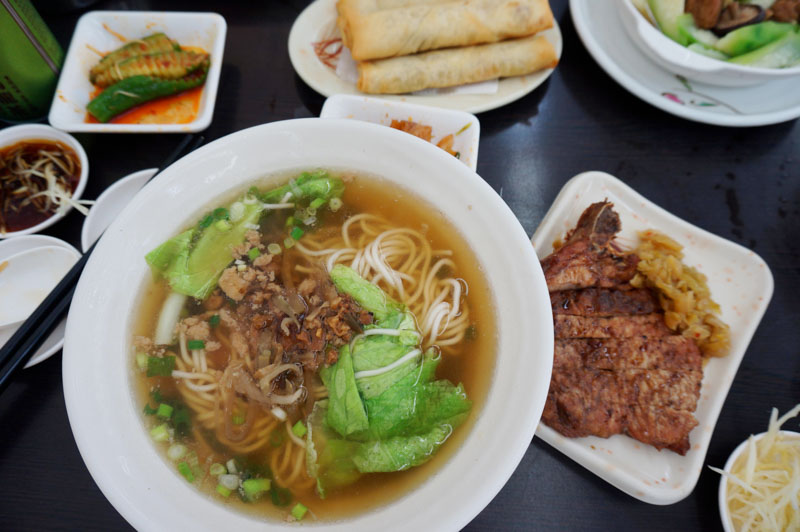 Pork Rib Noodles in Taiwan