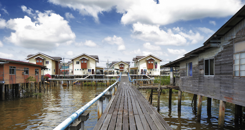 Brunei's famed water villages are fully self sufficient