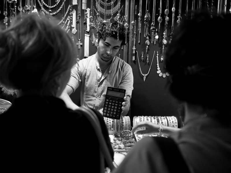 Istanbul Grand Bazaar Shopkeeper Haggling