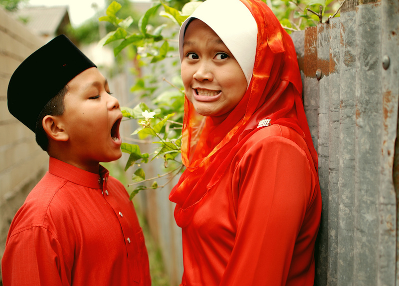Local kids in Terengganu will definitely pose for all your photos!