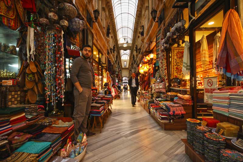 Shopkeeper at Istanbul Grand Bazaar