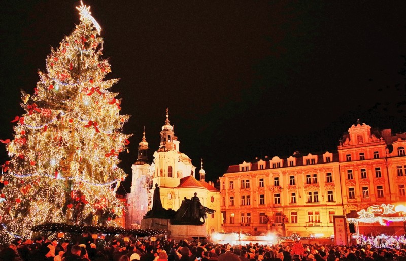 Prague Christmas tree 