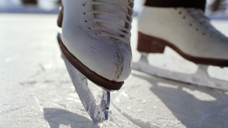 Ice skating