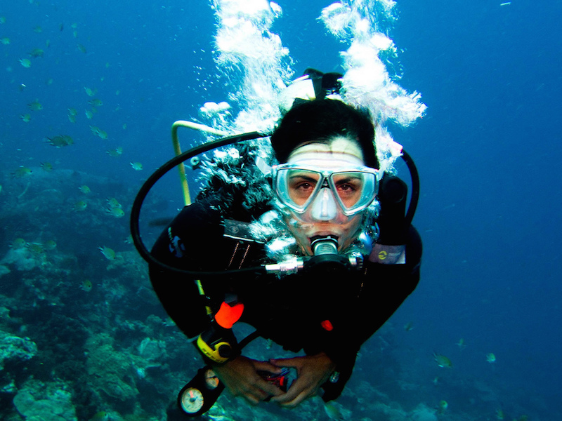 Smile for the camera! Komodo and Bunaken has some amazing scuba diving.