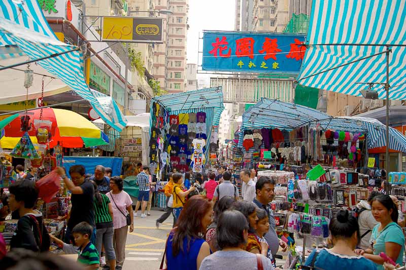 Ladies Market Hong Kong