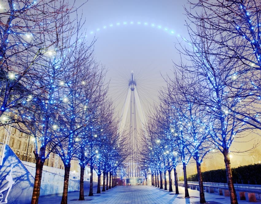 London Eye Christmas End of Year Travel