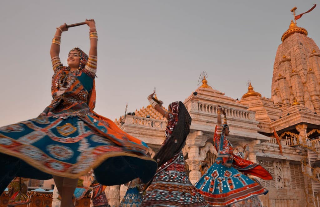 Navratri celebrations in Gujarat, India