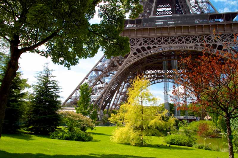 Paris Park and Eiffel Tower - Romantic Destinations Paris Park and Eiffel Tower - Romantic Destinations