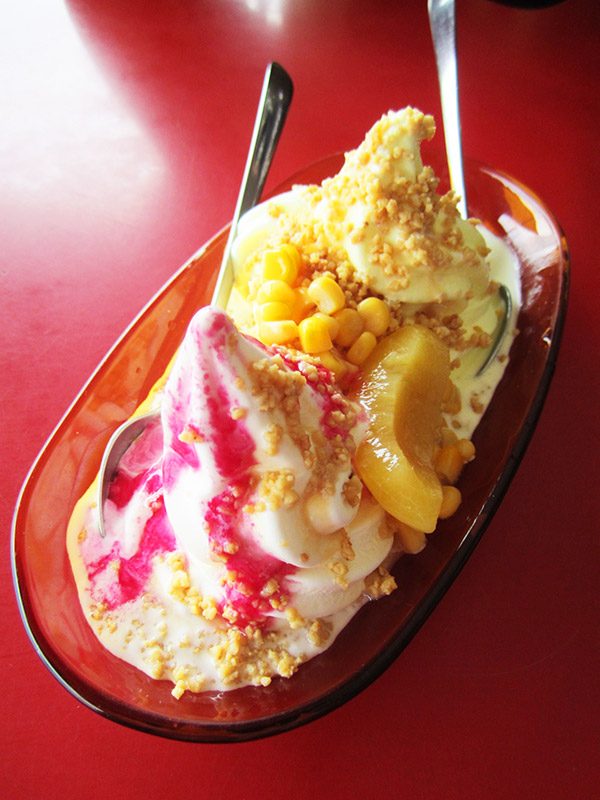 Sunny Hill Ice Cream Vanilla & Corn, Sarawak food places